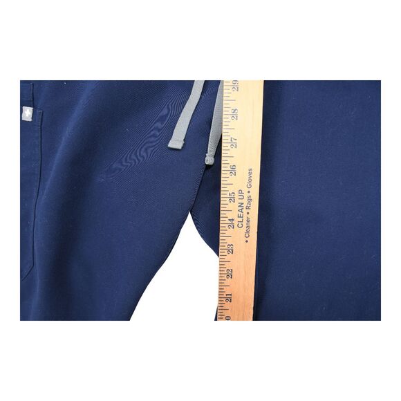 FIGS Pants Womens XL Petite Navy Kade Cargo Scrub Technical Drawstring - Picture 7 of 7
